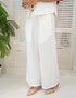WAFFLE TEXTURED WIDE LEG TROUSER